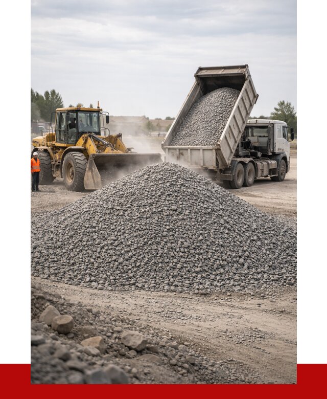Купить щебень с доставкой в Климовске от 2532 руб. | ПРОНЕРУДКлс