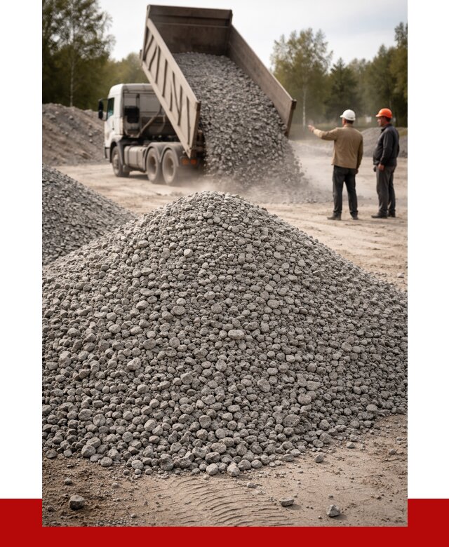 Гранитный щебень фракция 0-5 в Климовске от 2937 руб ПРОНЕРУДКлс