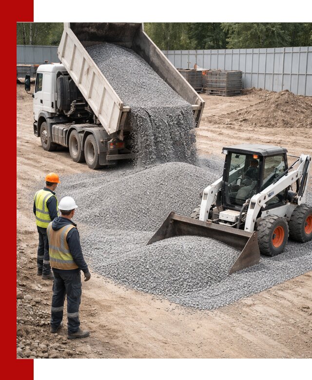 Доставка и продажа гранитного щебня фракции 0-5 в Климовске