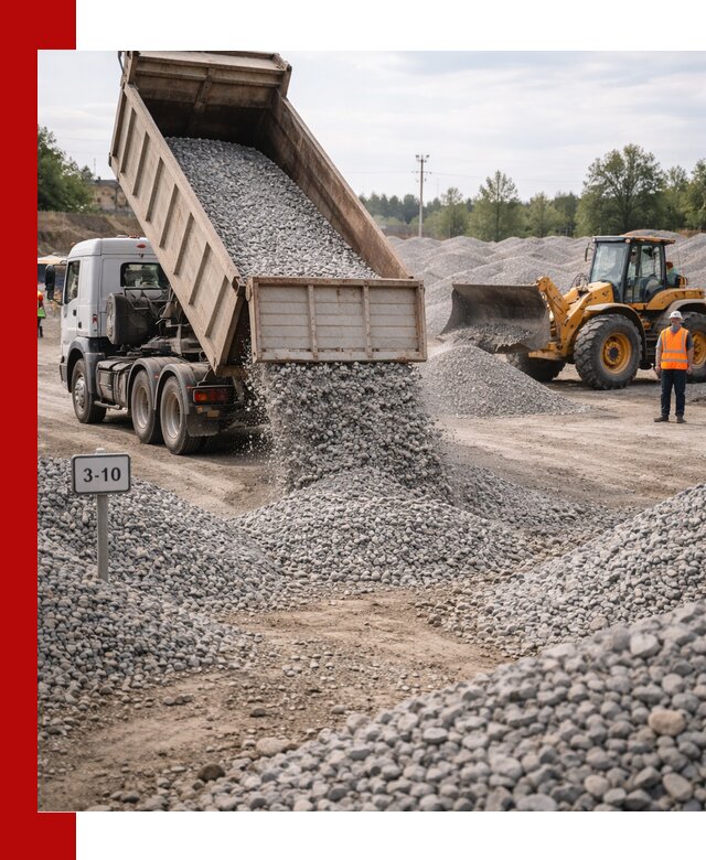 Гранитный щебень фракции 3–10: доставка и продажа в Климовске