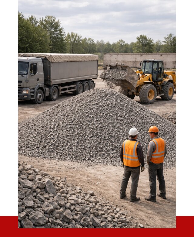 Гранитный щебень фракция 5-20 в Климовске от 4254 руб | ПРОНЕРУДКлс