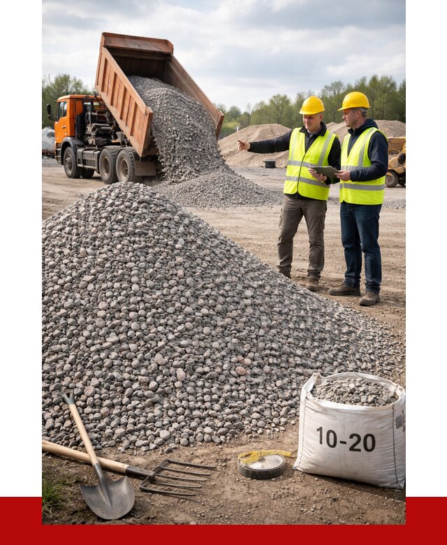 Гранитный щебень фракция 10-20 в Климовске от 4254 руб.|ПРОНЕРУДКлс