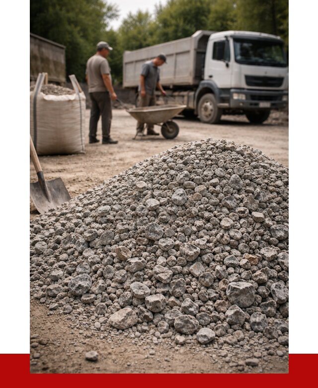 Гранитный щебень фракция 20-40 в Климовске от 3241 руб. ПРОНЕРУДКлс