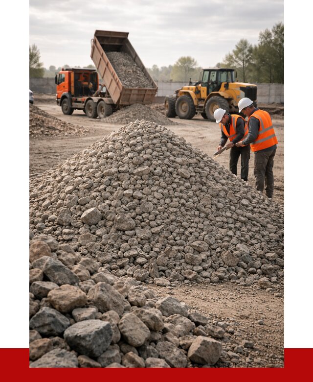 Гранитный щебень фракция 40-70 в Климовске от 2532 руб ПРОНЕРУДКлс