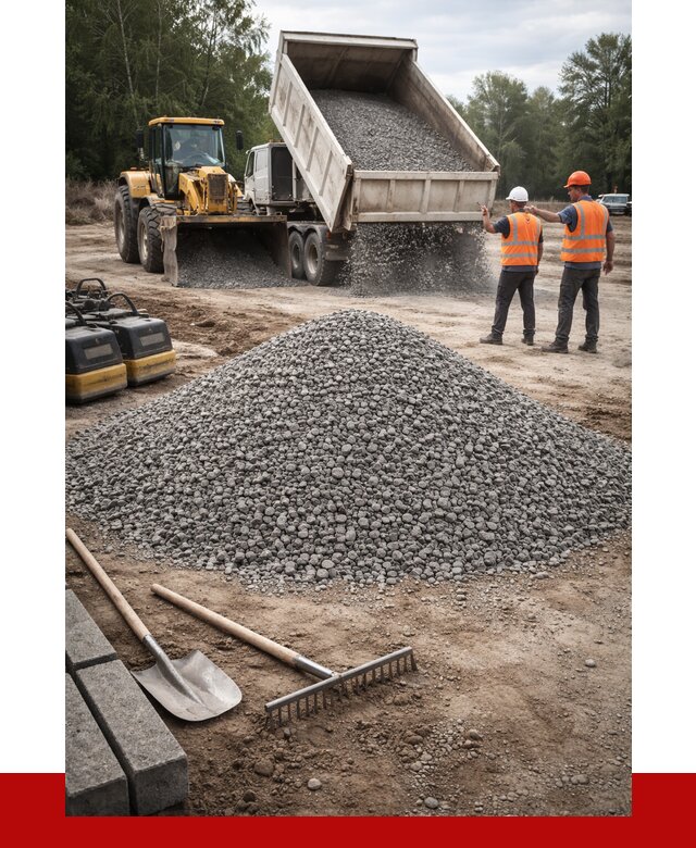 Гравийный щебень купить в Климовске от 2228 р. ПРОНЕРУДКлс