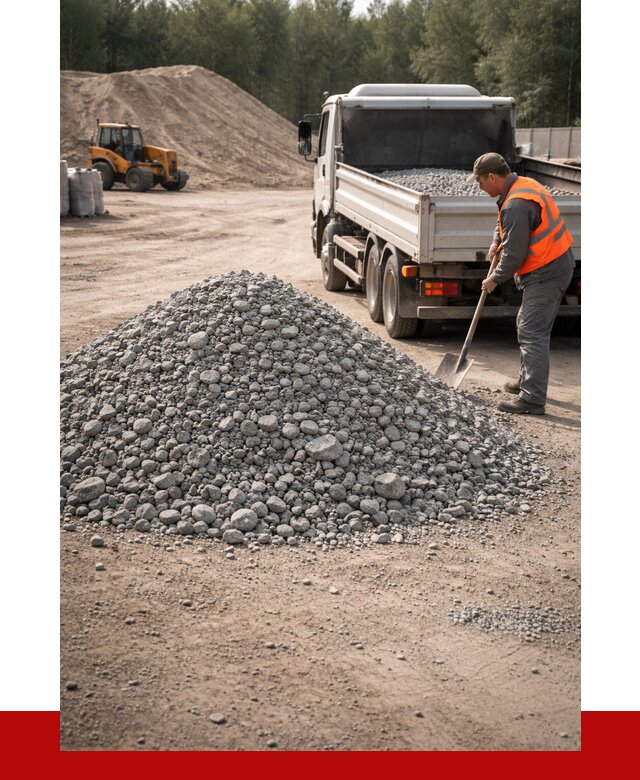 Гравийный щебень фракция 5-10 в Климовске от 2228 р. | ПРОНЕРУДКлс