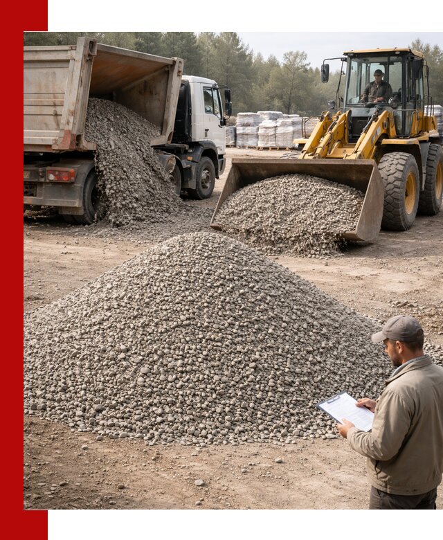 Гравийный щебень фракция 5–10 с доставкой в Климовске