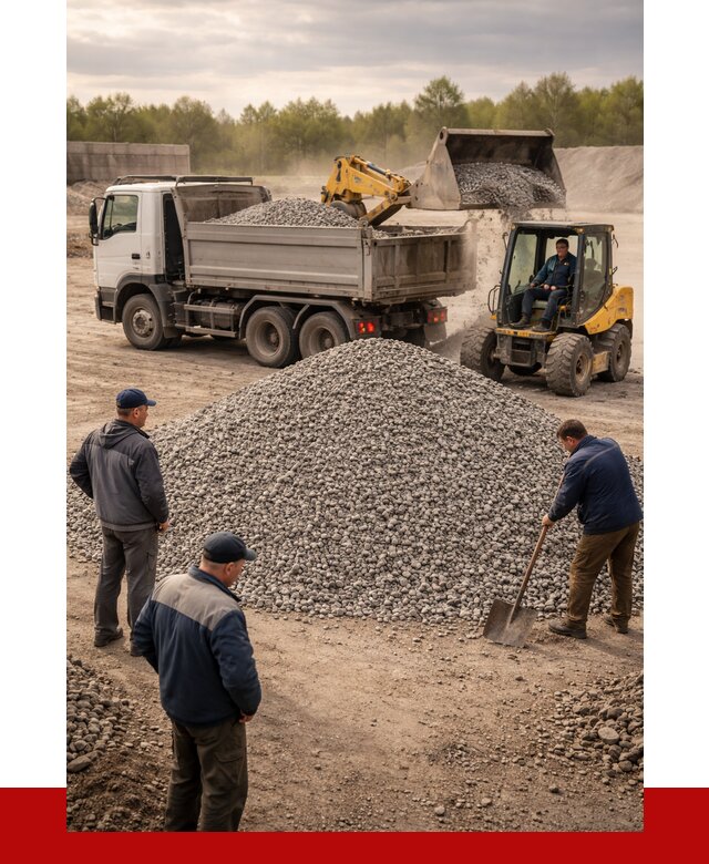 Гравийный щебень фракция 5-20 в Климовске от 2431 р. ПРОНЕРУДКлс