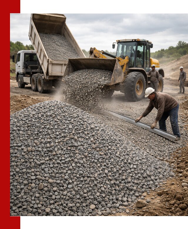 Гравийный щебень фракция 5-20 с доставкой в Климовске