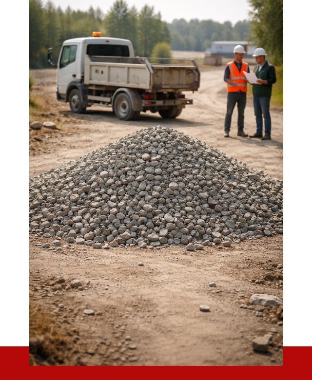Гравийный щебень фракция 20-40 в Климовске от 1215 р. | ПРОНЕРУДКлс