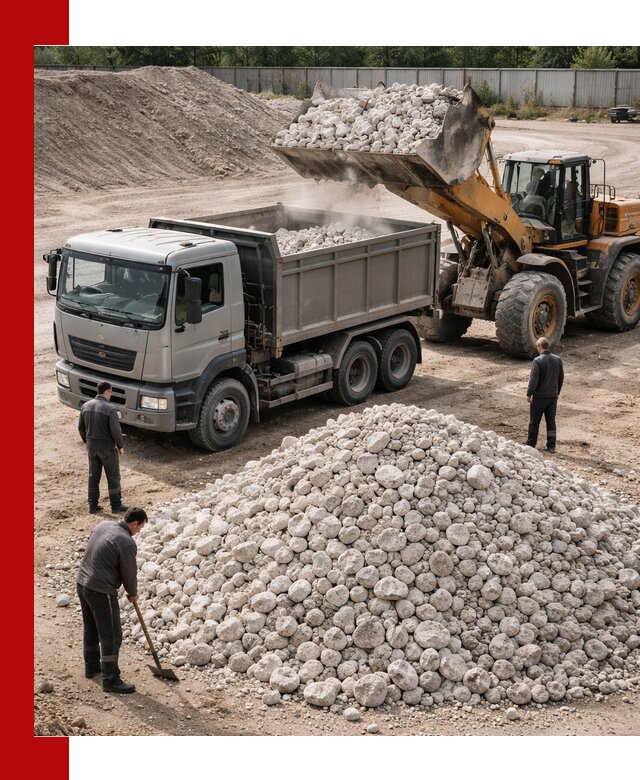 Известняковый щебень фракция 70–150 с доставкой в Климовске