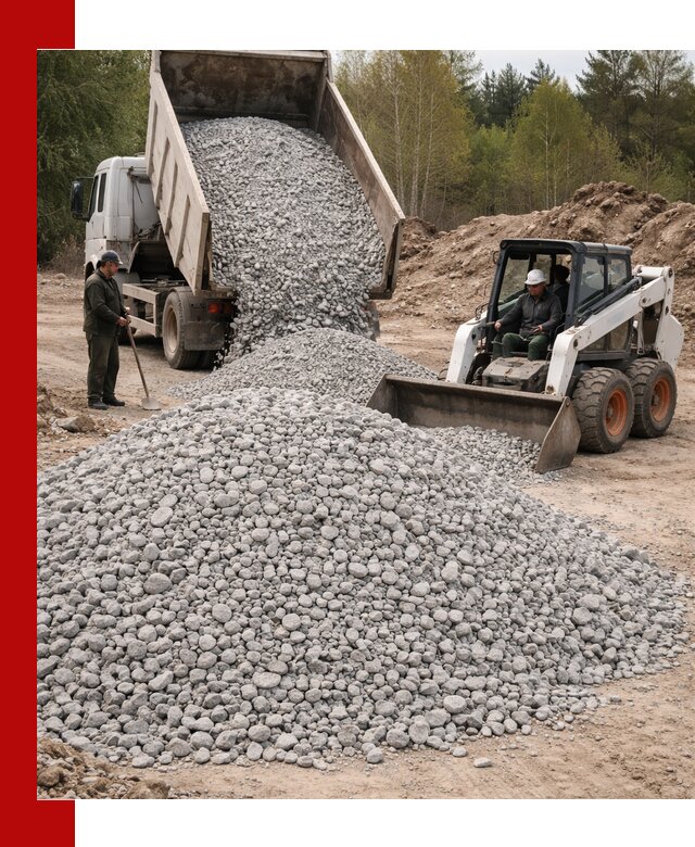 Доставка доломитового щебня в Климовске напрямую от карьера