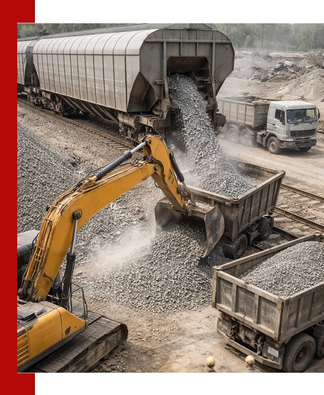 Доставка железнодорожного щебня в Климовске крупными партиями быстрого отгруза