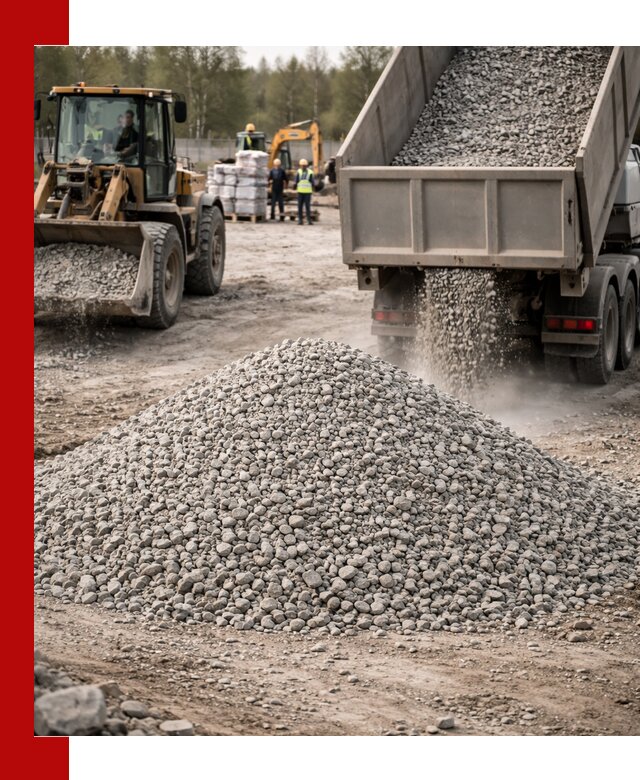 Вторичный щебень фракции 5-20 в Климовске — доставка и продажа крупнотоннажно