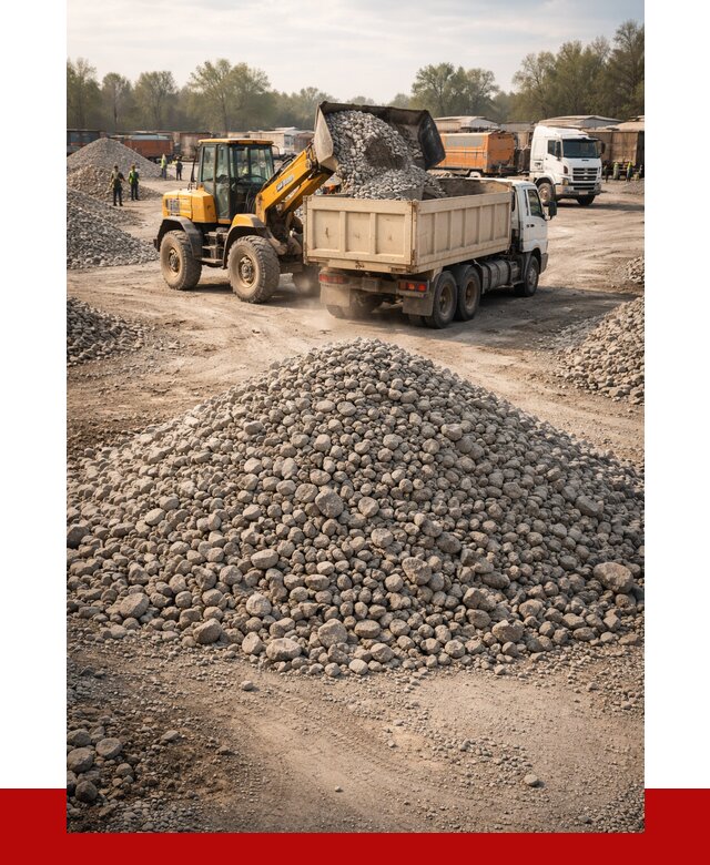 Вторичный щебень фракция 40-70 в Климовске от 1762 р, ПРОНЕРУДКлс