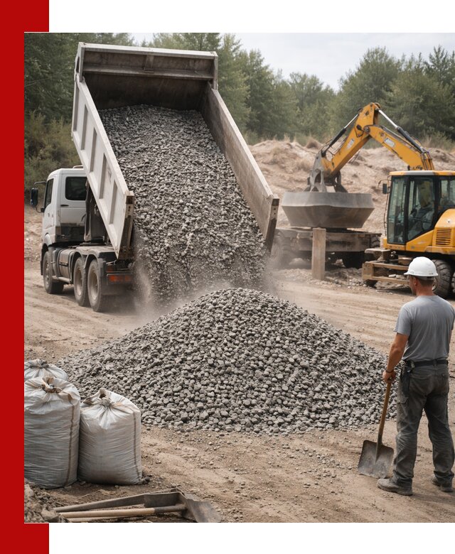 Доставка и продажа бетонного щебня в Климовске