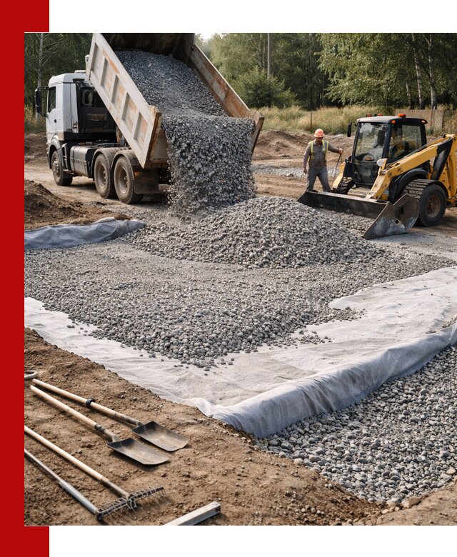 Щебень для фундамента с доставкой в Климовске