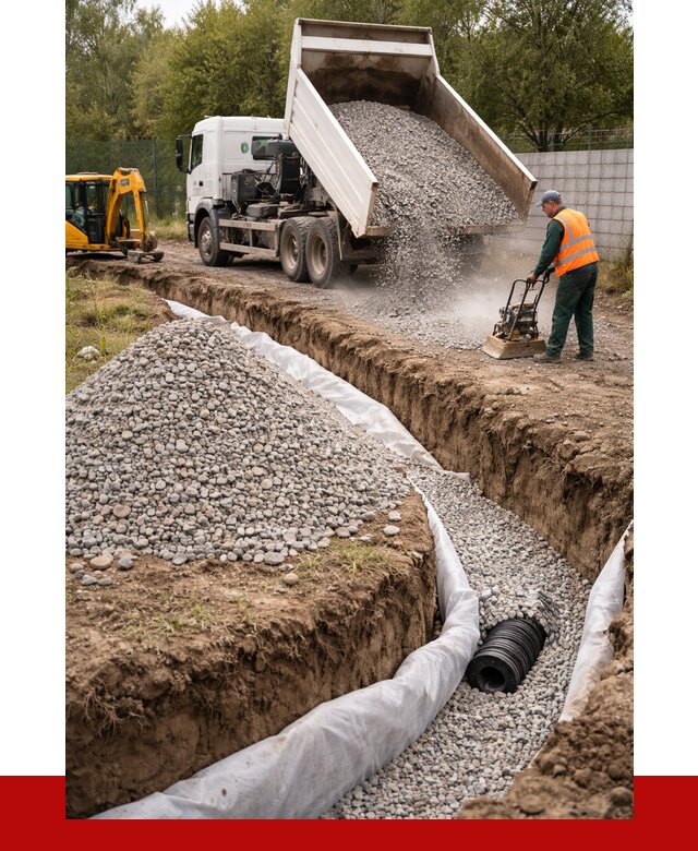 Щебень для дренажа в Климовске от 1874 р., ПРОНЕРУДКлс доставка