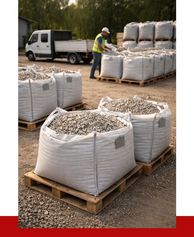 Щебень в мешках с доставкой в Климовске от 4254 р. | ПРОНЕРУДКлс