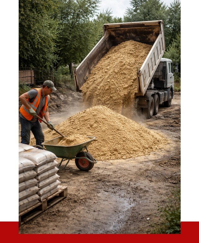 Купить песок с доставкой в Климовске от 1823 р. | ПРОНЕРУДКлс