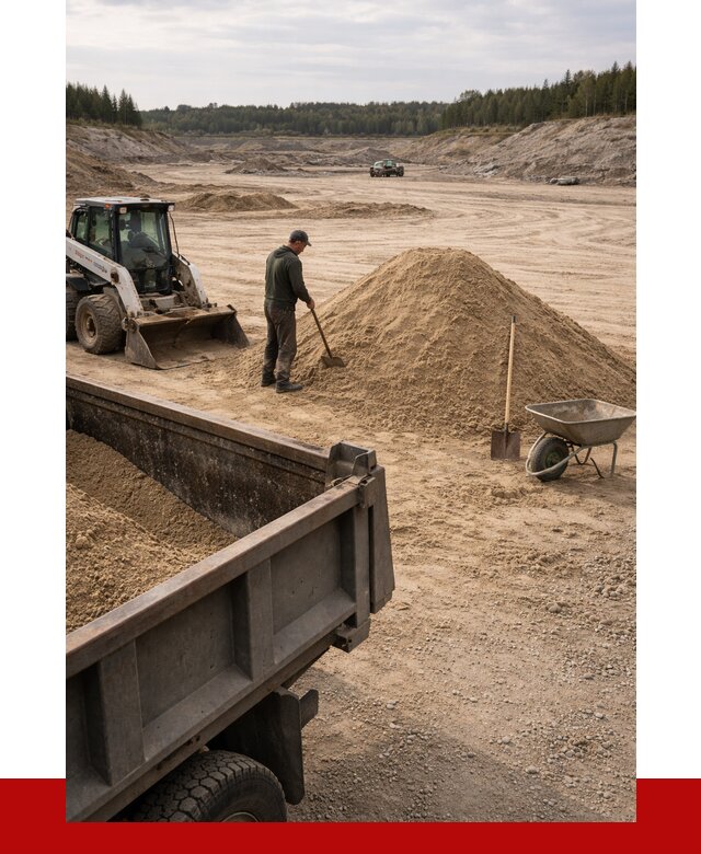 Карьерный песок среднезернистый в Климовске, от 2228 р. ПРОНЕРУДКлс