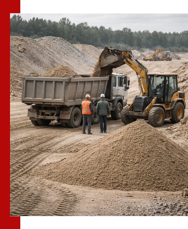 Карьерный среднезернистый песок с доставкой в Климовске