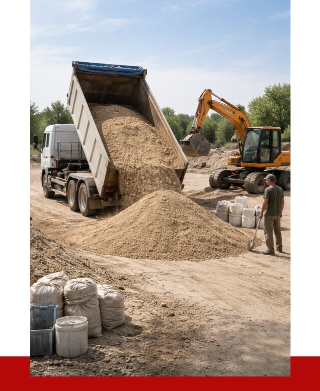 Купить речной песок в Климовске от 1215 р. за куб | ПРОНЕРУДКлс