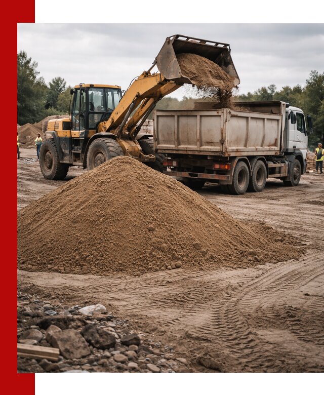 Доставка речного песка навалом в Климовске быстро и выгодно