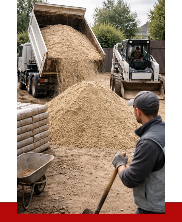 Мытый речной песок с доставкой в Климовске от 1469 р. | ПРОНЕРУДКлс