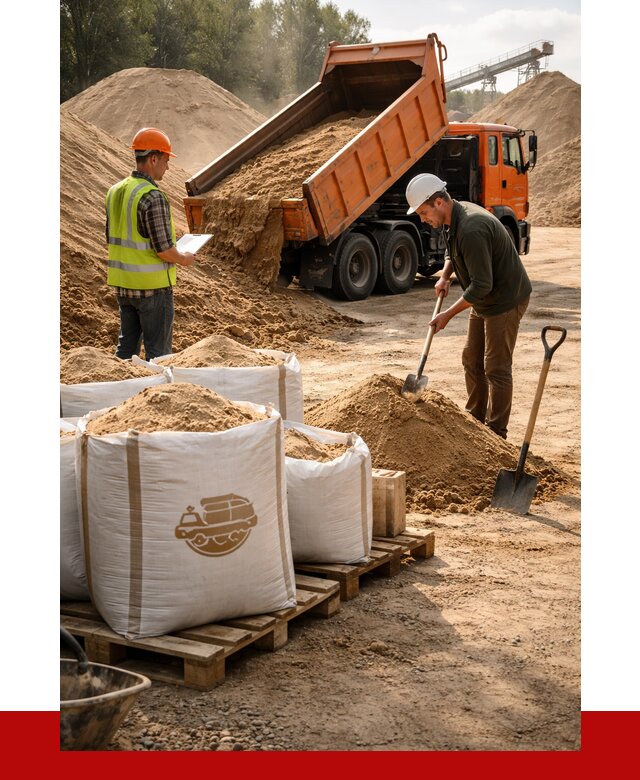 Строительный песок в Климовске от 2228 р. с доставкой, ПРОНЕРУДКлс