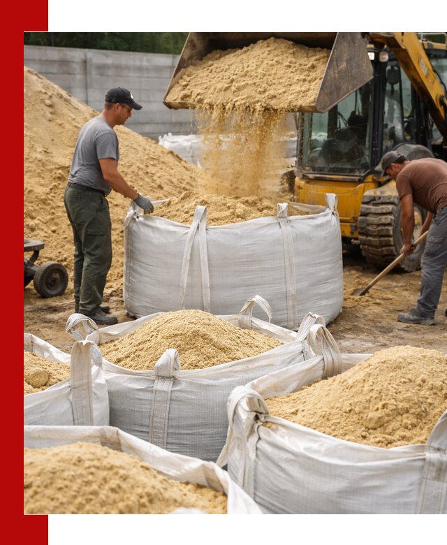 Поставка качественного песка для кладки в Климовске