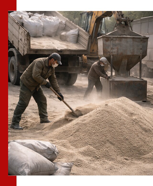 Кварцевый песок для пескоструя в Климовске — доставка и качество