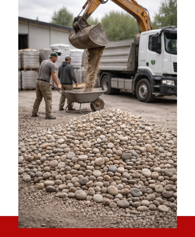 Галька декоративная в Климовске от 3241 р. за куб | ПРОНЕРУДКлс