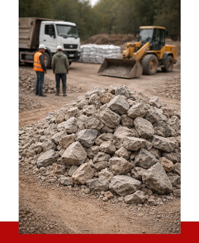 Купить бутовый камень с доставкой в Климовске от 2329 р. | ПРОНЕРУДКлс