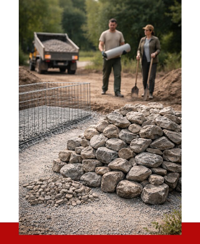 Камень для габионов фракция 100-200 в Климовске от 4861 р. | ПРОНЕРУДКлс