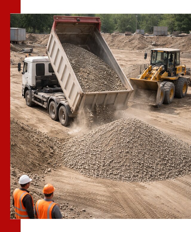 Щебень с песком (ЩГПС С2) с доставкой в Климовске