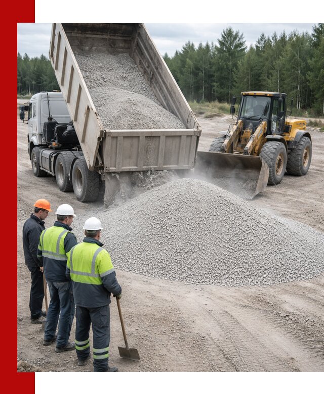 Известняковый отсев 0-5 доставка в Климовске быстро и выгодно