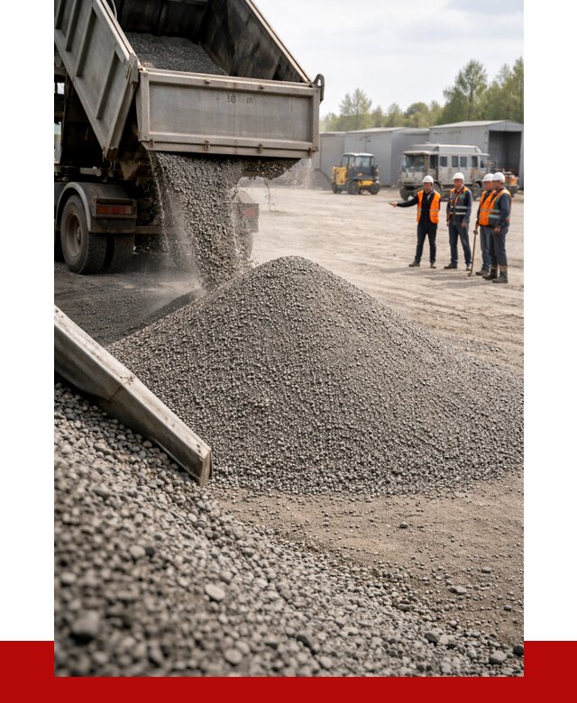 Гравийный отсев 0-5 в Климовске от 1215 р. с доставкой | ПРОНЕРУДКлс