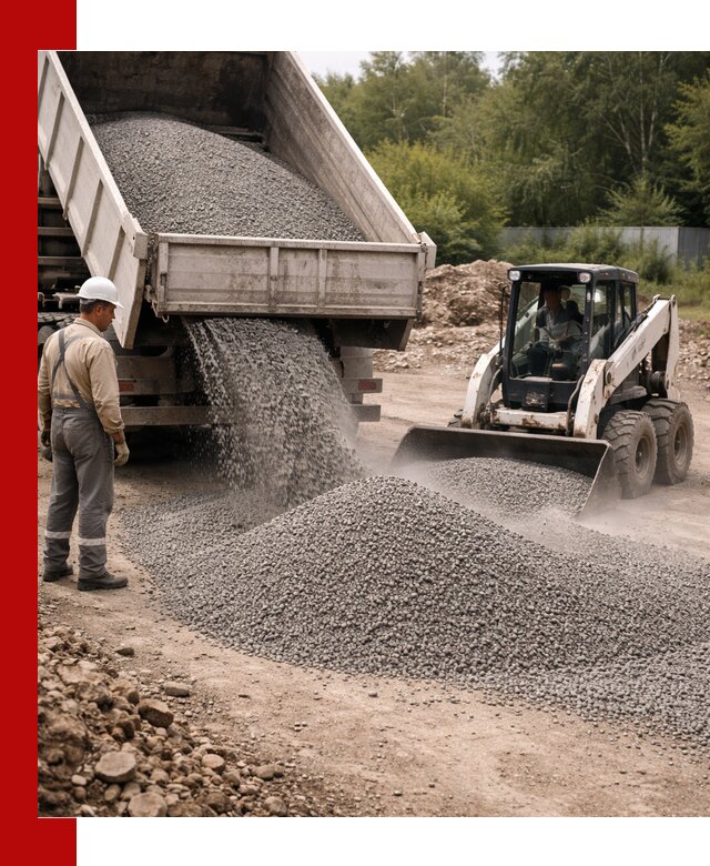 Доставка гравийного отсева 0-5 в Климовске оптом и в розницу