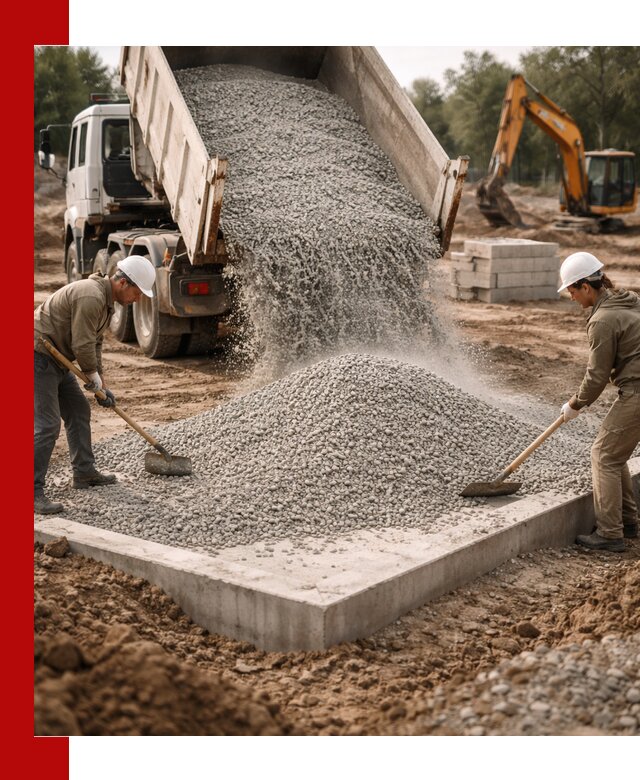 Доставка и продажа отсева для бетона в Климовске