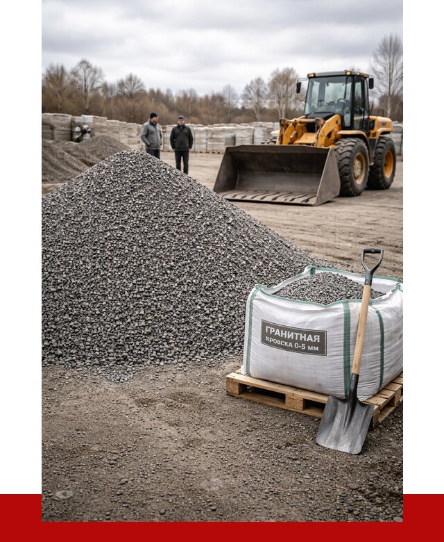 Купить гранитную крошку в Климовске от 4861 р. с доставкой | ПРОНЕРУДКлс