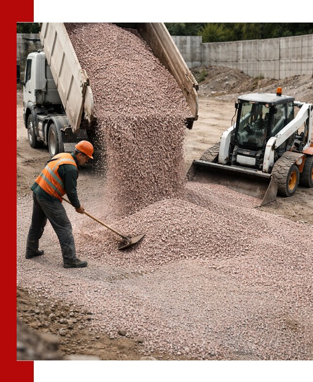 Крошка розовый гранит с доставкой в Климовске от производителя