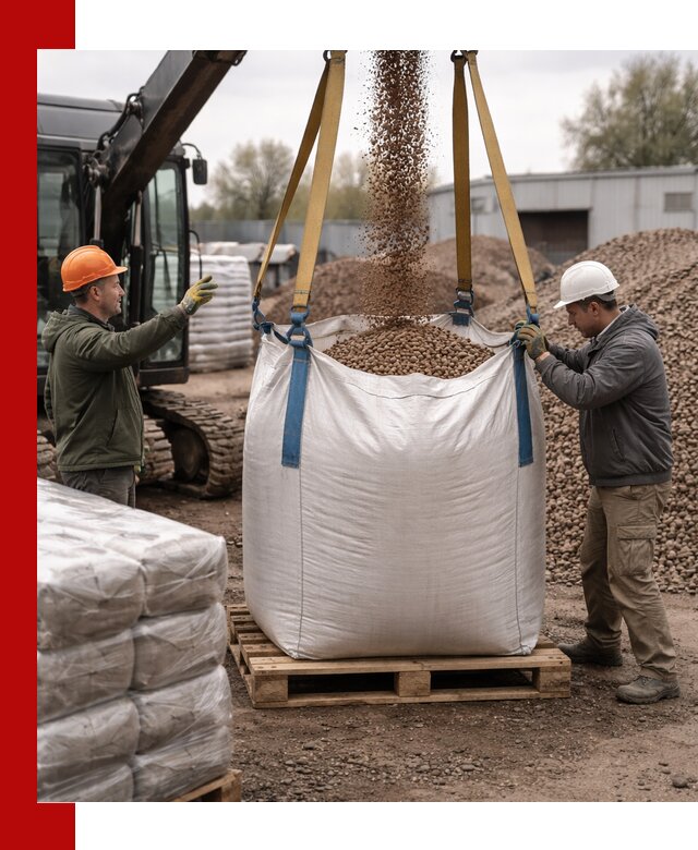 Керамзит в биг-бегах с доставкой в Климовске