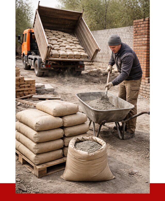 Купить сухую смесь для кладки в Климовске от 1215 р. | ПРОНЕРУДКлс