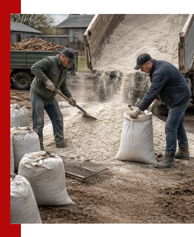 Доставка извести пушонки в Климовске оптом и мелким оптом