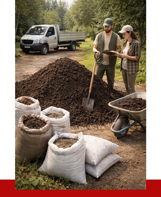 Купить грунт с доставкой в Климовске от 4558 р. за м3 | ПРОНЕРУДКлс