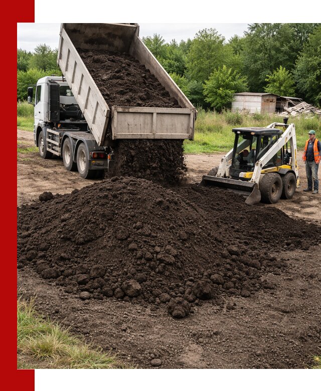 Поставка плодородной земли с доставкой самосвалом в Климовске
