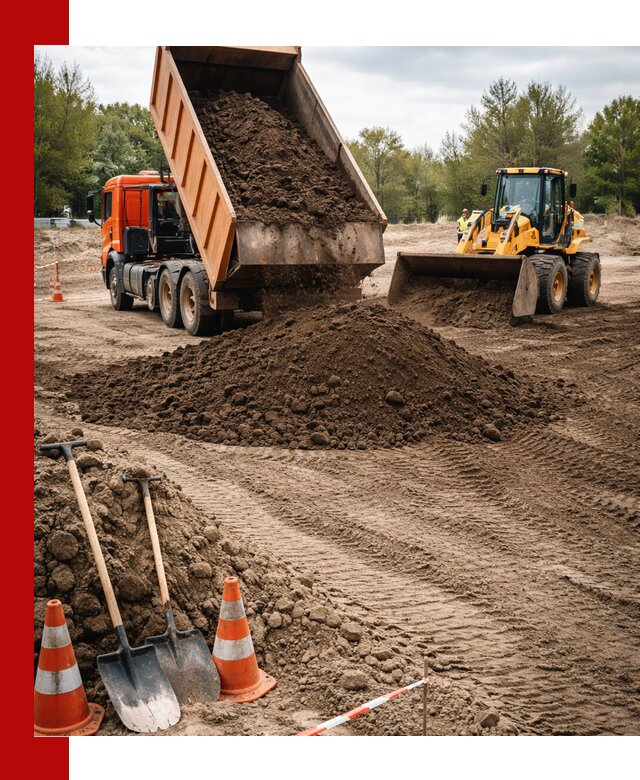 Поставка и доставка планировочного грунта в Климовске