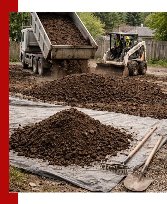 Грунт для отсыпки участка с доставкой в Климовске