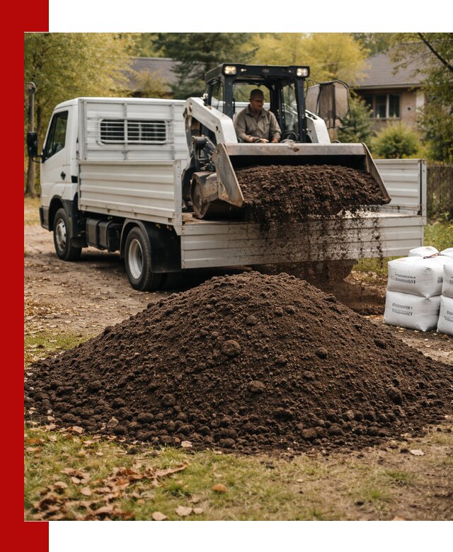 Доставка садовой земли в больших объёмах в Климовске